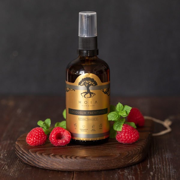 Lengvai bronzuojantis natūralus įdegio aliejus – 100 ml
