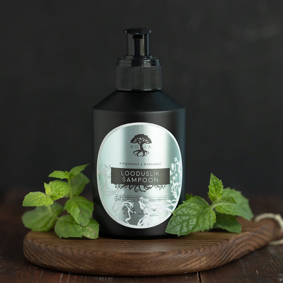 Ekologiškas šampūnas „Peppermint & Bergamot“ – 200 ml