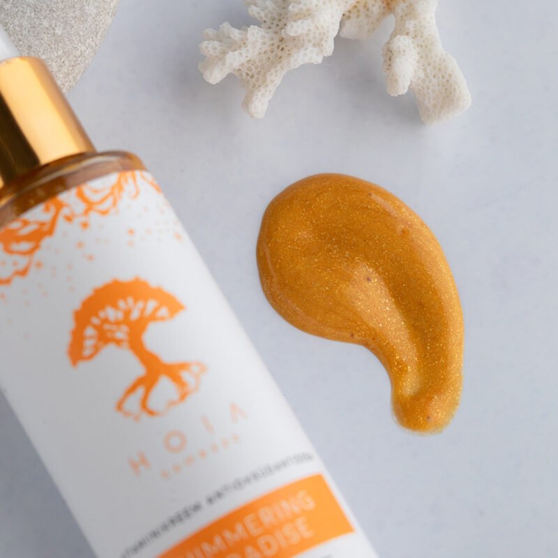 Blizgus vitaminais praturtintas kūno kremas „Shimmering Paradise“, 100 ml