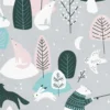 Winter Animals Lunar Rock